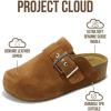 imageProject Cloud Clogs for Women Footwear  Memory Foam and NonSlip Platform Wedges Heels for Women Mules ampamp Clogs 2025  Comfortable Stylish SlipOn with Adjustable Straps RhonaChestnut
