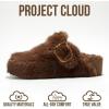 imageProject Cloud Clogs for Women Footwear  Memory Foam and NonSlip Platform Wedges Heels for Women Mules ampamp Clogs 2025  Comfortable Stylish SlipOn with Adjustable Straps RhonaBrown