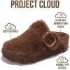 imageProject Cloud Clogs for Women Footwear  Memory Foam and NonSlip Platform Wedges Heels for Women Mules ampamp Clogs 2025  Comfortable Stylish SlipOn with Adjustable Straps RhonaBrown