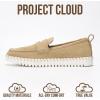 imageProject Cloud Genuine Leather Loafers for Women  Memory Foam Womens Shoes  Non Slip Spring Loafers Flexible Sole  Fashion Shoes for Women 2025 FilideBeige