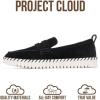 imageProject Cloud Genuine Leather Loafers for Women  Memory Foam Womens Shoes  Non Slip Spring Loafers Flexible Sole  Fashion Shoes for Women 2025 FilideBlack