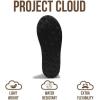 imageProject Cloud Genuine Leather Mens Slippers with Australian Shearling Lining ampamp Memory Foam Insole Outdoor ampamp House Slippers for Men  NonSlip Fuzzy Mens Shoes RelaxationBlack