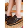 imageProject Cloud Genuine Leather MoccasinStyle Clogs for Women  Memory Foam and Water Resistant Mules Slipon  NonSlip and Durable Clogs Casual Shoes for Women Footwear CarlineBrown Distressed