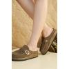 imageProject Cloud Genuine Leather MoccasinStyle Clogs for Women  Memory Foam and Water Resistant Mules Slipon  NonSlip and Durable Clogs Casual Shoes for Women Footwear CarlineTaupe