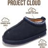 imageProject Cloud Genuine Leather ampamp Australian Shearling Slippers for Kids  Memory Foam Fuzzy ampamp NonSlip Fluffy Slippers Girls Footwear ampamp Boys Footwear Kids Unisex Shoe Dream WarmNavy Suede