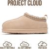 imageProject Cloud Genuine Leather ampamp Australian Shearling Slippers for Kids  Memory Foam Fuzzy ampamp NonSlip Fluffy Slippers Girls Footwear ampamp Boys Footwear Kids Unisex Shoe Dream WarmSand Suede