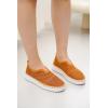 imageProject Cloud Platform Sneakers for Women  Leather Insole Loafers for Women with Memory Foam  Casual Slip On Womens Loafers with Flexible Outsole AsterChestnut