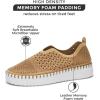 imageProject Cloud Platform Sneakers for Women  Leather Insole Loafers for Women with Memory Foam  Casual Slip On Womens Loafers with Flexible Outsole AsterNude