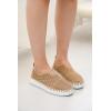 imageProject Cloud Platform Sneakers for Women  Leather Insole Loafers for Women with Memory Foam  Casual Slip On Womens Loafers with Flexible Outsole AsterNude