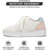 imageProject Cloud Shoes for Women with Leather Insole  Platform Sneakers for Women ampamp Womens Loafers with Memory Foam Flexible Womens Shoes Machine Wash ampamp Sockless Wear AzaleaWhite