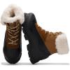imageProject Cloud Snow Boots for Women Waterproof Genuine Leather 25quot Platform Wedge Boots  Memory Foam Fur Boots Winters Boots for Women NonSlip Rain Boots Womens Snow Boots LydiaBrown