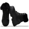 imageProject Cloud Snow Boots for Women Waterproof Genuine Leather 25quot Platform Wedge Boots  Memory Foam Fur Boots Winters Boots for Women NonSlip Rain Boots Womens Snow Boots LydiaBlack