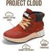 imageProject Cloud Waterproof Snow Boots for Women  Memory Foam Insole NonSlip Womens Snow Boots ampamp Winter Shoes with Shoe Lace  Lightweight Indoor Outdoor ShoesMaroonhiker Upper