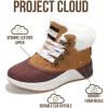 imageProject Cloud Waterproof Snow Boots for Women  Memory Foam Insole NonSlip Womens Snow Boots ampamp Winter Shoes with Shoe Lace  Lightweight Indoor Outdoor ShoesCamelhiker Upper