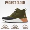 imageProject Cloud Waterproof Snow Boots for Women  Memory Foam Insole NonSlip Womens Snow Boots ampamp Winter Shoes with Shoe Lace  Lightweight Indoor Outdoor ShoesOlivesport Upper