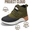 imageProject Cloud Waterproof Snow Boots for Women  Memory Foam Insole NonSlip Womens Snow Boots ampamp Winter Shoes with Shoe Lace  Lightweight Indoor Outdoor ShoesOlivesport Upper