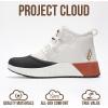 imageProject Cloud Waterproof Snow Boots for Women  Memory Foam Insole NonSlip Womens Snow Boots ampamp Winter Shoes with Shoe Lace  Lightweight Indoor Outdoor ShoesCreamsport Upper