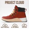 imageProject Cloud Waterproof Snow Boots for Women  Memory Foam Insole NonSlip Womens Snow Boots ampamp Winter Shoes with Shoe Lace  Lightweight Indoor Outdoor ShoesMaroonhiker Upper