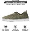 imageProject Cloud Womens Shoes  Lightweight Summer Loafers for Women with Memory Foam Insole  Breathable Womens Loafers  Perfect Summer Shoes for Women 2025 RoseOlive