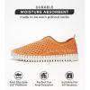 imageProject Cloud Womens Shoes  Lightweight Summer Loafers for Women with Memory Foam Insole  Stylish ampamp Comfortable Womens Loafers  Perfect Summer Shoes for Women 2025 LilyOrange