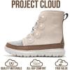 imageProject Cloud Womens Snow Boots  Genuine Suede Waterproof Memory Foam Insole and NonSlip Winter Snow Boots For Women Footwear  Outdoor Shoes LeonoraGrey