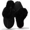 imageProject Cloud 100 Australian Sheepskin Scuff Slippers for Women  Genuine Shearling Memory Foam Slides for Women mules for women  NonSlip Womens Slippers LynseyBlack