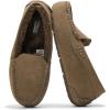 imageProject Cloud Genuine Suede Loafers for Women  Comfortable Outdoor Slippers for Women Footwear with Memory Foam  Womens Slippers  Stylish Womens Moccasin CathiTaupe