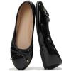 imageProject Cloud Memory Foam Ballet Flats Shoes for Women Footwear and Lightweight Casual Flats for Women  Non Slip Comfortable Ballet Shoes EllisonBlackpatent