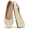imageProject Cloud Memory Foam Ballet Flats Shoes for Women Footwear and Lightweight Casual Flats for Women  Non Slip Comfortable Ballet Shoes EllisonNude