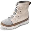 imageProject Cloud Womens Snow Boots  Genuine Suede Waterproof Memory Foam Insole and NonSlip Winter Snow Boots For Women Footwear  Outdoor Shoes LeonoraGrey