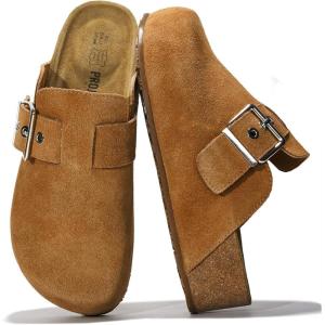 imageProject Cloud Clogs for Women Footwear  Memory Foam and NonSlip Platform Wedges Heels for Women Mules ampamp Clogs 2025  Comfortable Stylish SlipOn with Adjustable Straps RhonaChestnut