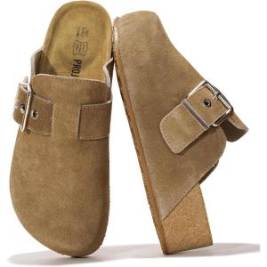imageProject Cloud Clogs for Women Footwear  Memory Foam and NonSlip Platform Wedges Heels for Women Mules ampamp Clogs 2025  Comfortable Stylish SlipOn with Adjustable Straps RhonaTaupe