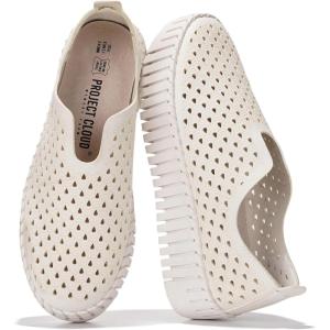 imageProject Cloud Platform Loafers for Women  Lightweight Spring Shoes for Women  SlipOn Casual Shoes  Non Slip Fashion Sneakers  Leather Insole Womens Footwear DaffodilWhite