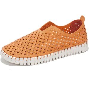 imageProject Cloud Womens Shoes  Lightweight Summer Loafers for Women with Memory Foam Insole  Stylish ampamp Comfortable Womens Loafers  Perfect Summer Shoes for Women 2025 LilyOrange