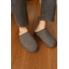 imageProject Cloud Genuine Leather House Slippers for Men  Genuine Shearling Lining Mens Slippers with Memory Foam Insole  Lightweight ampamp Non Slip Mens House Shoes ChillGrey Suede