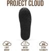 imageProject Cloud Genuine Leather House Slippers for Men  Genuine Shearling Lining Mens Slippers with Memory Foam Insole  Lightweight ampamp Non Slip Mens House Shoes ChillBlack Suede