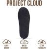imageProject Cloud Genuine Leather House Slippers for Men  Genuine Shearling Lining Mens Slippers with Memory Foam Insole  Lightweight ampamp Non Slip Mens House Shoes ChillNavy Suede