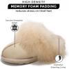 imageProject Cloud 100 Australian Sheepskin Scuff Slippers for Women  Genuine Shearling Memory Foam Slides for Women mules for women  NonSlip Womens Slippers RyannBeige