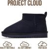 imageProject Cloud Genuine Leather Girls Boots  Lightweight ampamp Cozy Fur Ankle Boots with Memory Foam  Non Slip Kids Boots for Girls ampamp Boys Perfect for Fall and Everyday WearNavy Suede