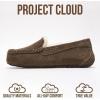 imageProject Cloud Genuine Leather Slippers for Women  Fur Lined Outdoor Slippers for Women Footwear with Memory Foam  Stylish Womens Moccasin CathiChocolate
