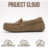imageProject Cloud Genuine Leather Slippers for Women  Fur Lined Outdoor Slippers for Women Footwear with Memory Foam  Stylish Womens Moccasin CathiTaupe