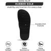 imageProject Cloud Genuine Leather Womens Sandals  Memory Foam Summer Sandals for Women 2025  Slip on Slides for Women Non Slip Womens Slides VitaWhite