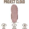 imageProject Cloud Genuine Leather ampamp Natural Fur Slippers for Women  Fluffy Slippers and Cozy Memory Foam Womens Shoes HedyDusty Pink Suede