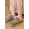 imageProject Cloud Slippers for Women Footwear  Genuine Leather with Memory Foam Clogs and Mules for Women 2025  Non Slip and Lightweight Faux Fur Slippers VikiTaupe
