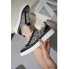 imageProject Cloud Sneakers for Women  Memory Foam Shoes for Women LaceUp Womens Fashion Sneakers NonSlip Womens Trendy Shoes LonaBlack