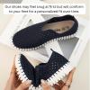 imageProject Cloud Womens Shoes  Lightweight Summer Loafers for Women with Memory Foam Insole  Stylish ampamp Comfortable Womens Loafers  Perfect Summer Shoes for Women 2025 LilyBlue
