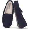 imageProject Cloud Genuine Leather Slippers for Women  Fur Lined Outdoor Slippers for Women Footwear with Memory Foam  Stylish Womens Moccasin CathiNavy Suede