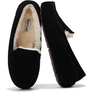 imageProject Cloud Genuine Leather Slippers for Women  Fur Lined Outdoor Slippers for Women Footwear with Memory Foam  Stylish Womens Moccasin CathiBlack