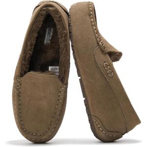 imageProject Cloud Genuine Leather Slippers for Women  Fur Lined Outdoor Slippers for Women Footwear with Memory Foam  Stylish Womens Moccasin CathiTaupe