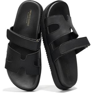 imageProject Cloud Genuine Leather Womens Sandals  Stylish ampamp Comfy Sandals for Women Footwear with Memory Foam Insole  Slipresistant Slides for Women MayvenBlack